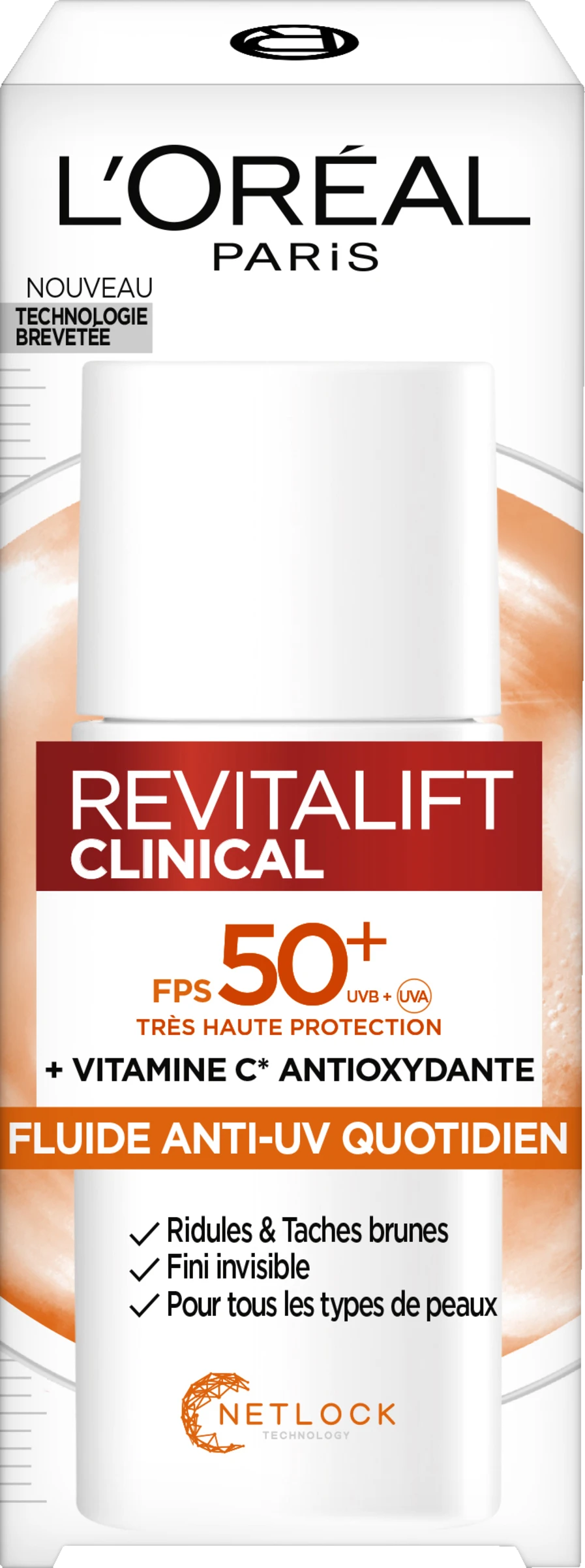 L’Oréal Paris Revitalift Clinical Vitamin C Tägliches Anti-UV Fluid LSF 50+ - Image 4