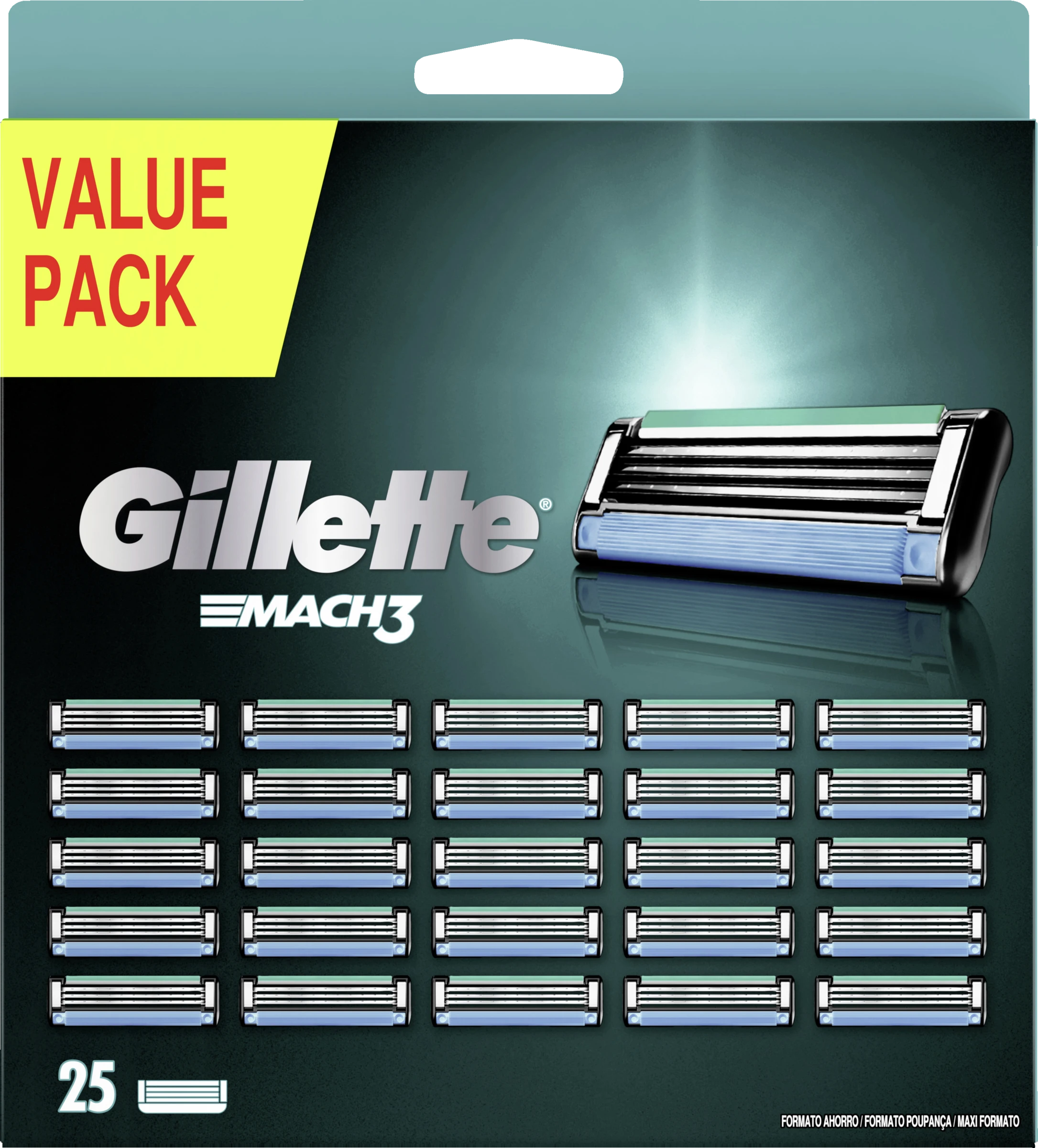 Gillette® Mach3 Rasierklingen Value Pack