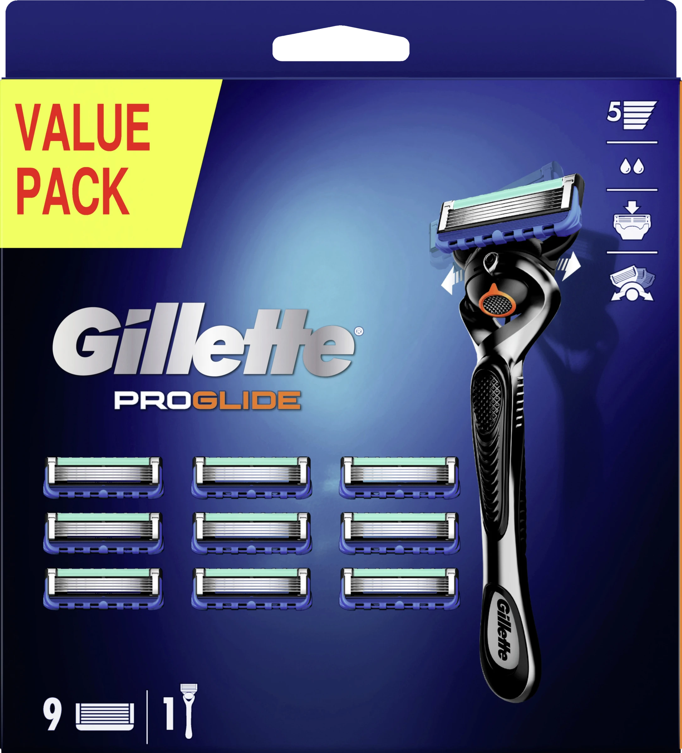 Gillette® ProGlide Rasierer Mit 9 Klingen