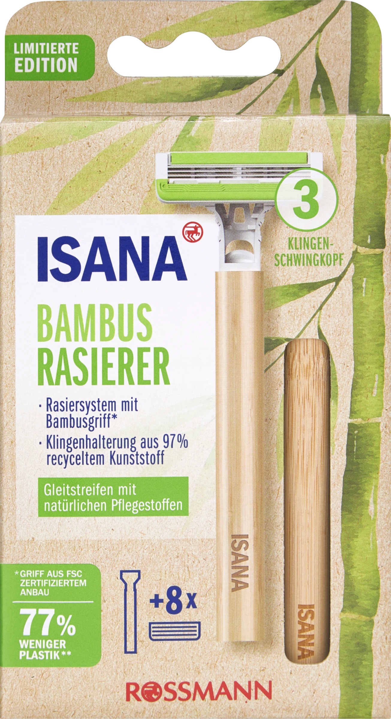 ISANA Bambus Rasierer