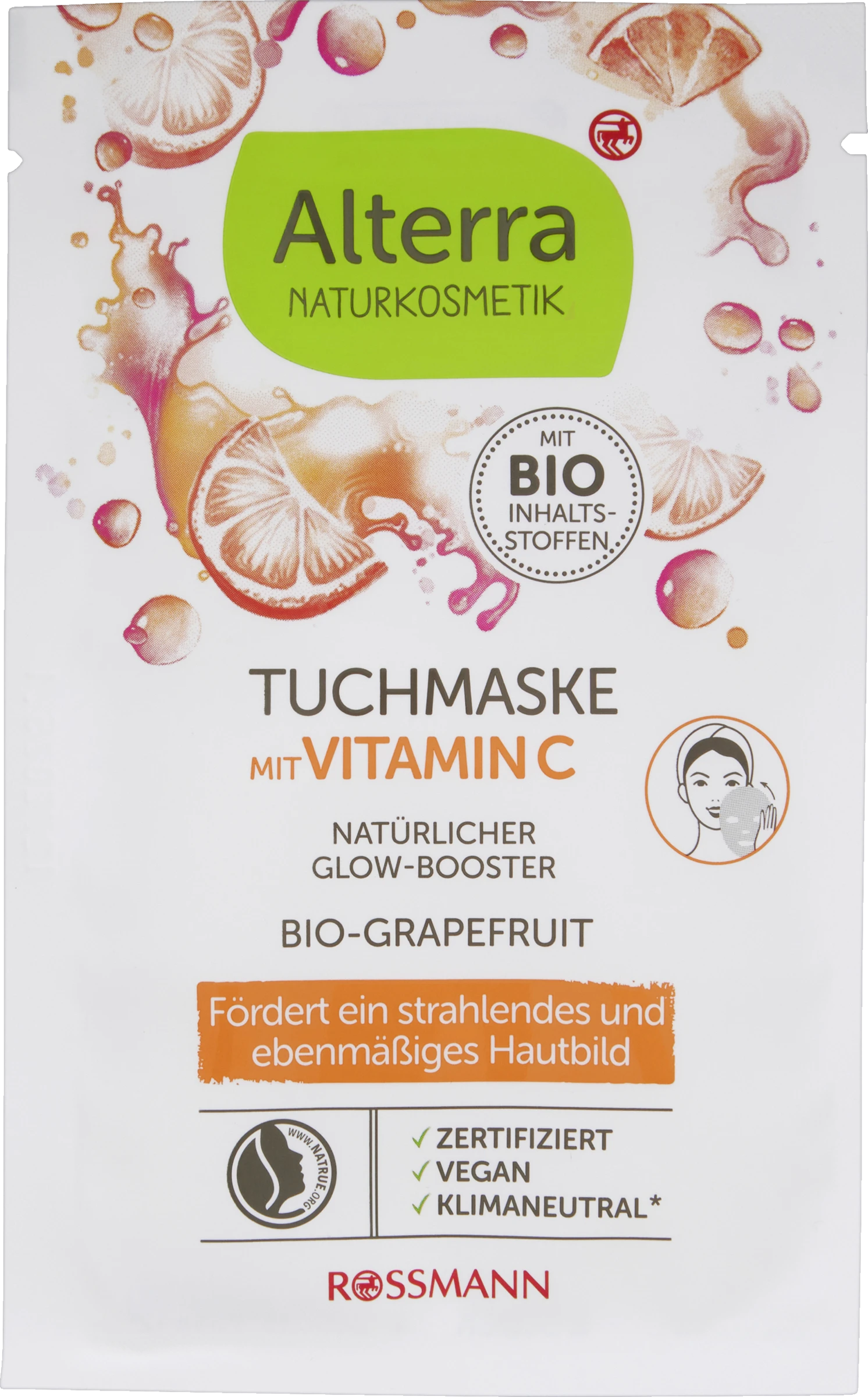 Alterra NATURKOSMETIK Tuchmaske Mit Vitamin C
