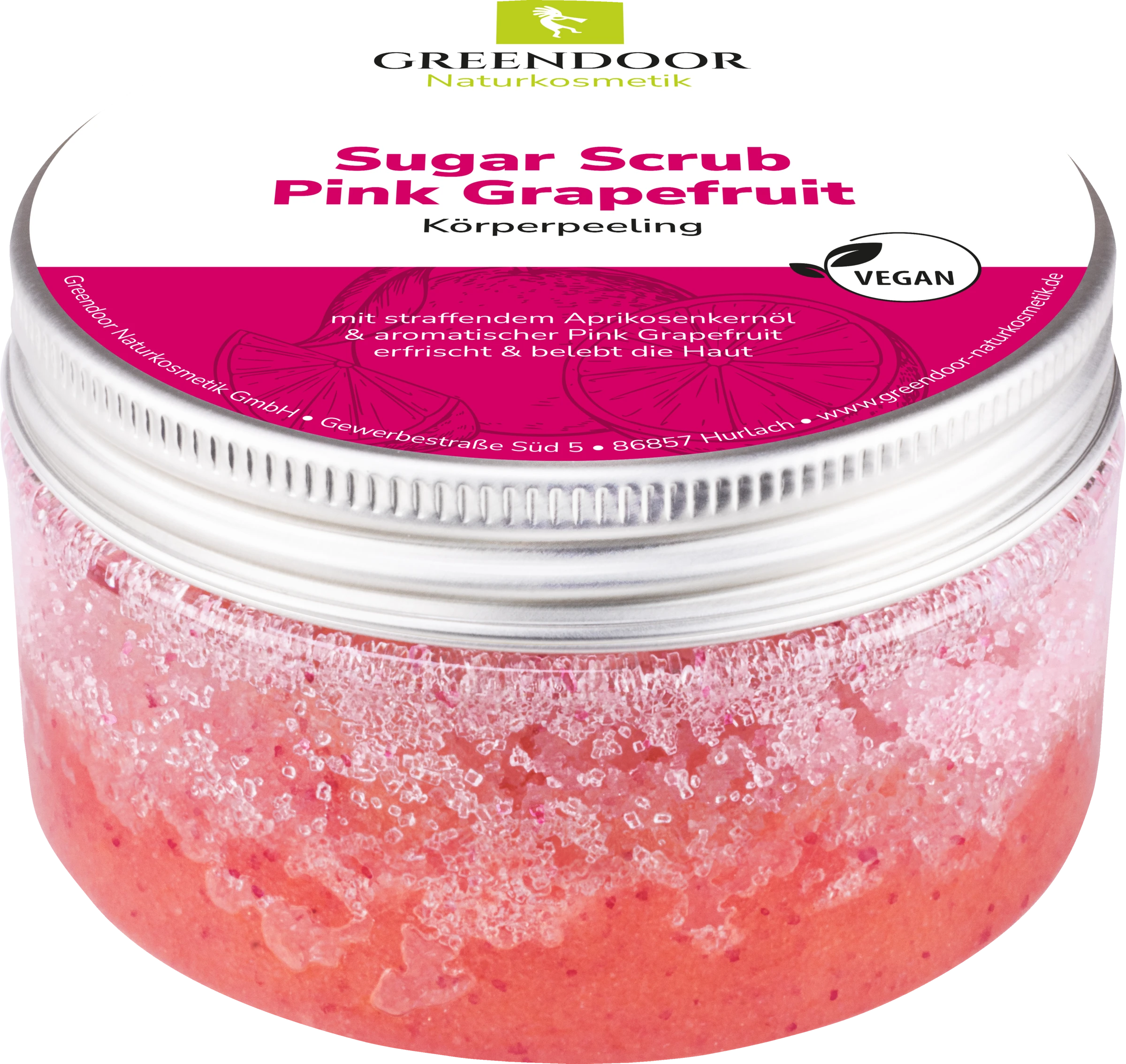 GREENDOOR Sugar Scrub Pink Grapefruit