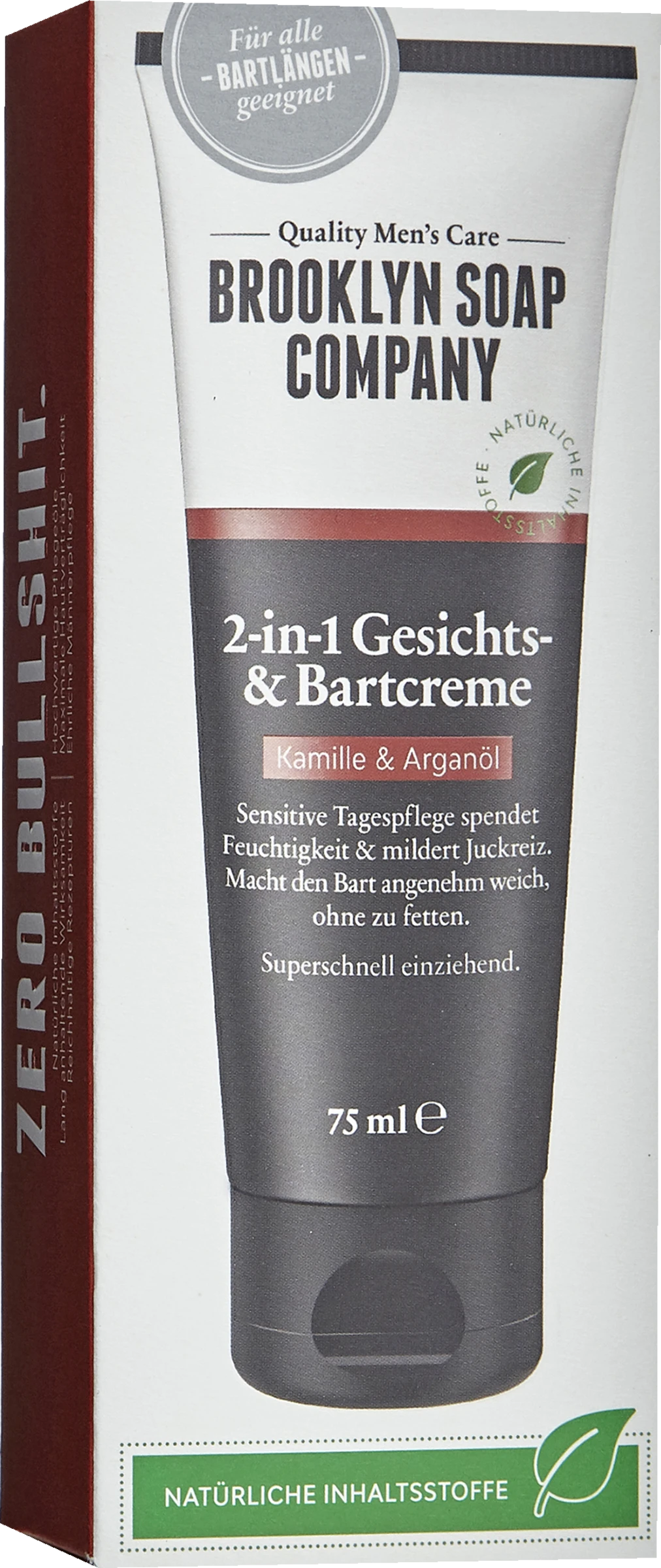 Brooklyn Soap Company 2-in-1 Gesichts- & Bartcreme Kamille & Arganöl