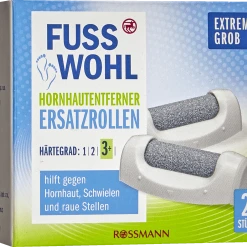 FUSSWOHL Hornhautentferner Ersatzrollen Extrem Grob