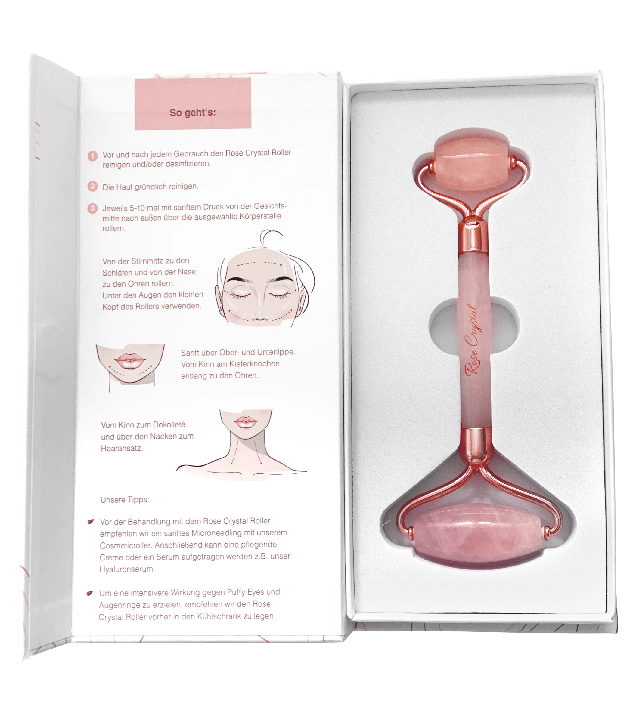 Cosmeticals Rose Crystal Roller - Image 5