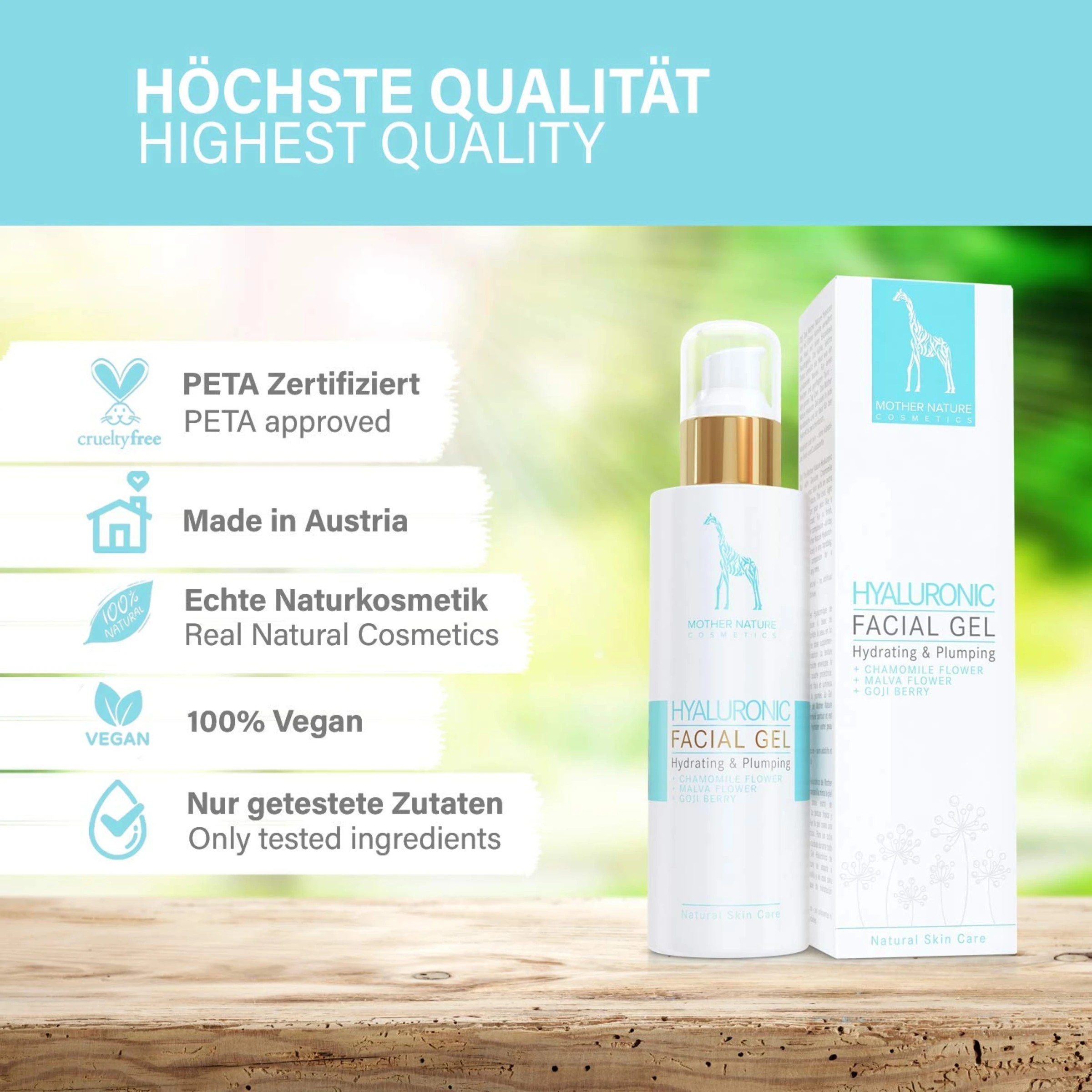 Mother Nature Hyaluronic Facial Gel - Image 2