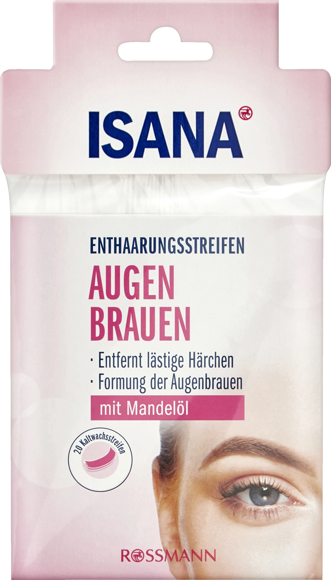 ISANA Augenbrauen Enthaarungsstreifen
