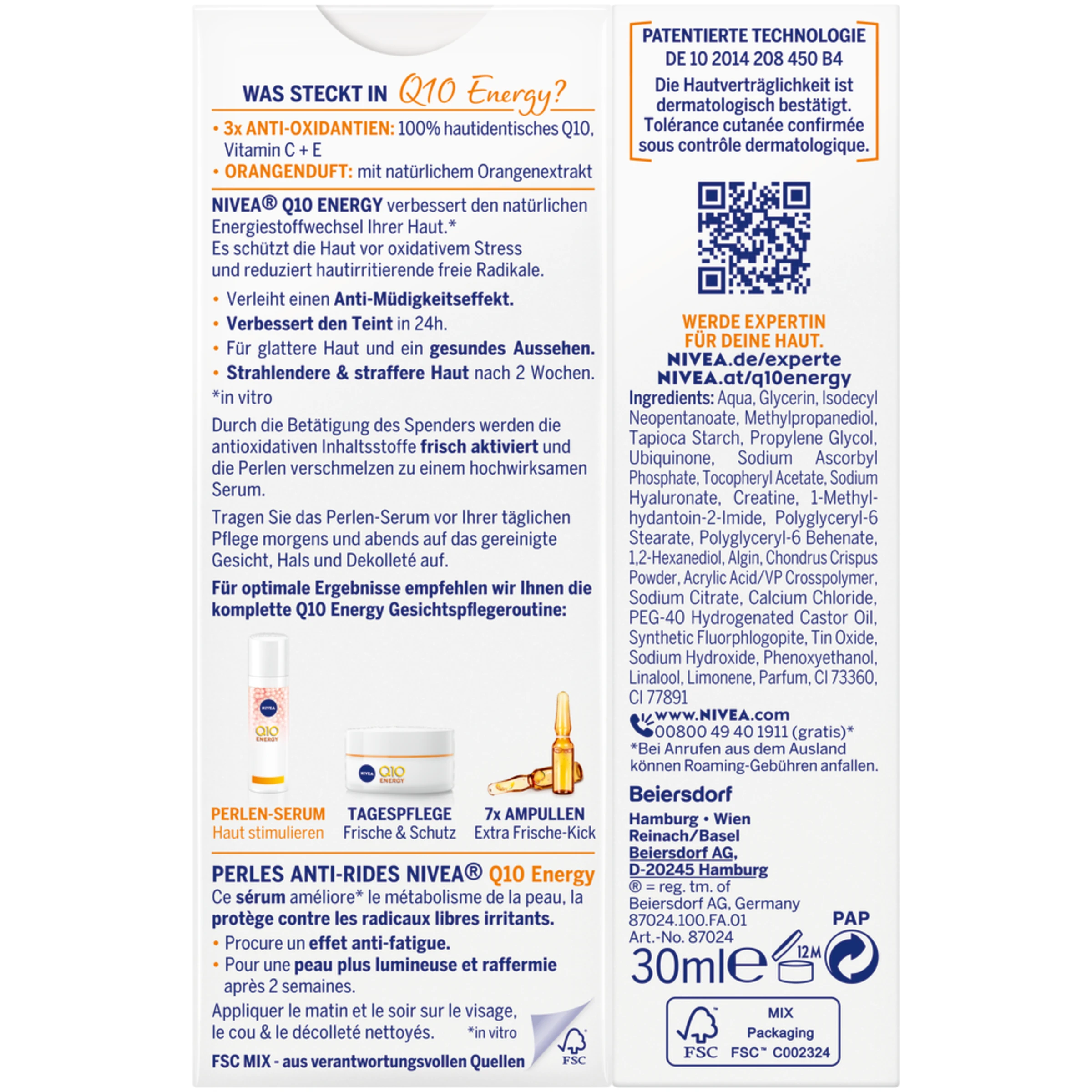 NIVEA Q10 Energy Anti-Falten Perlen Serum - Image 2