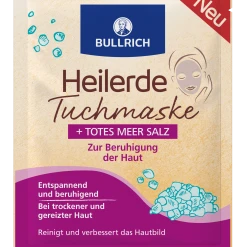 Bullrich Heilerde Tuchmaske + Totes Meer Salz
