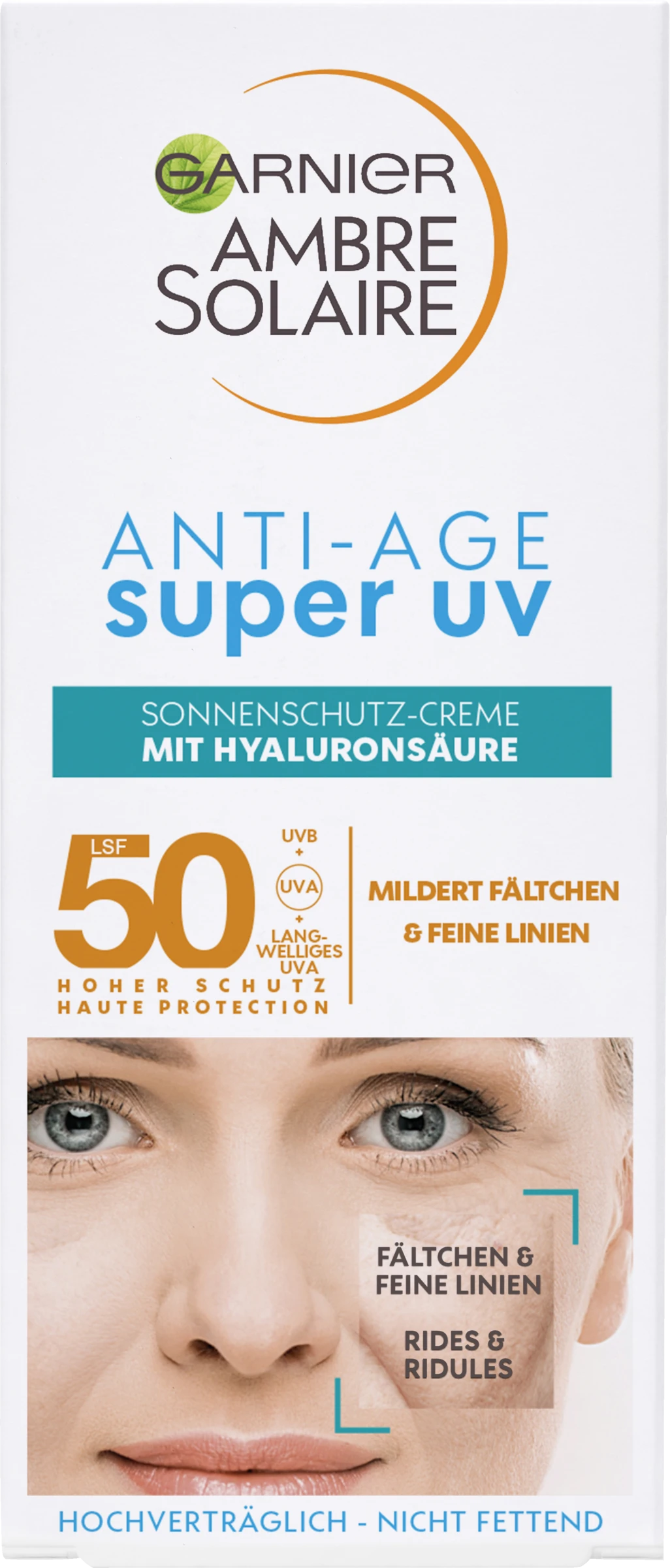 Garnier Ambre Solaire Anti-Age Super UV Sonnenschutz-Creme LSF 50