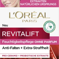 L’Oréal Paris Revitalift Feuchtigkeitspflege Ohne Parfum