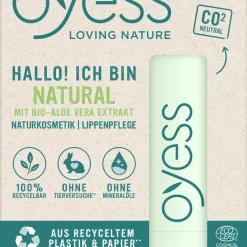 OYESS Hallo! Ich Bin Natural Lippenbalsam Mit BIO-Aloe Vera