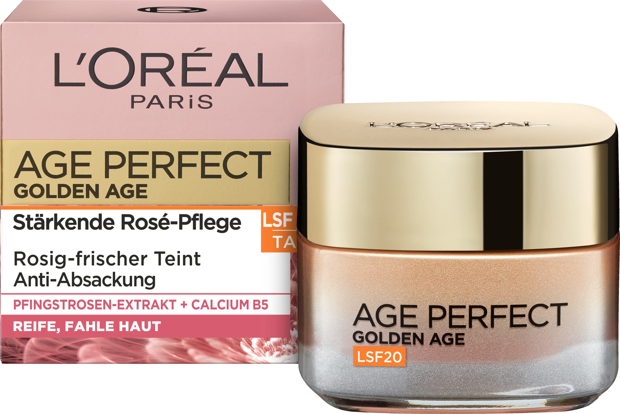 L’Oréal Paris Age Perfect Golden Age Rosé-Creme Tag LSF 20 - Image 3