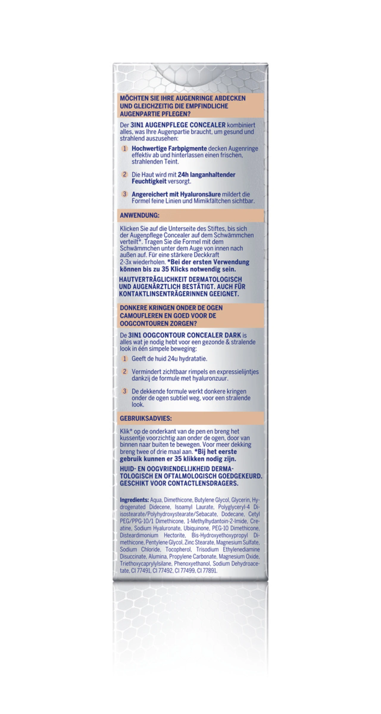 NIVEA Cellular Filler 3in1 Augenpflege Concealer Dunkel - Image 2