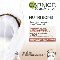 Garnier SkinActive Nutri Bomb Pflege-Milch-Tuchmaske Kokosmilch