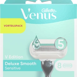 Gillette Venus V Edition Deluxe Smooth Sensitive Rasierklingen Vorteilspack