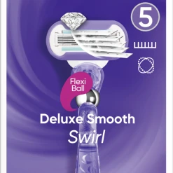 Gillette Venus Deluxe Smooth Swirl Rasierer Mit 1 Klinge