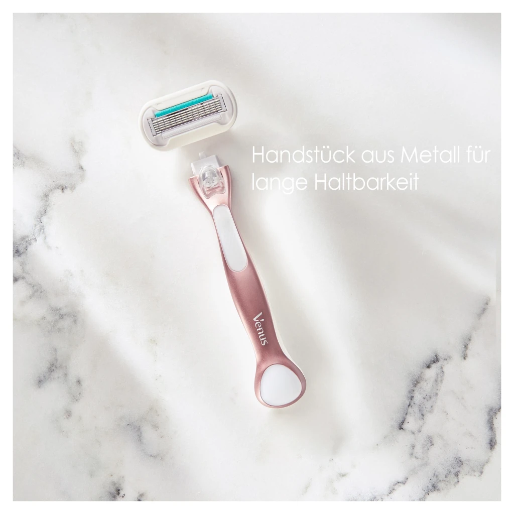 Gillette Venus Rasierer Deluxe Smooth Sensitive Rosegold Mit 1 Klinge - Image 3