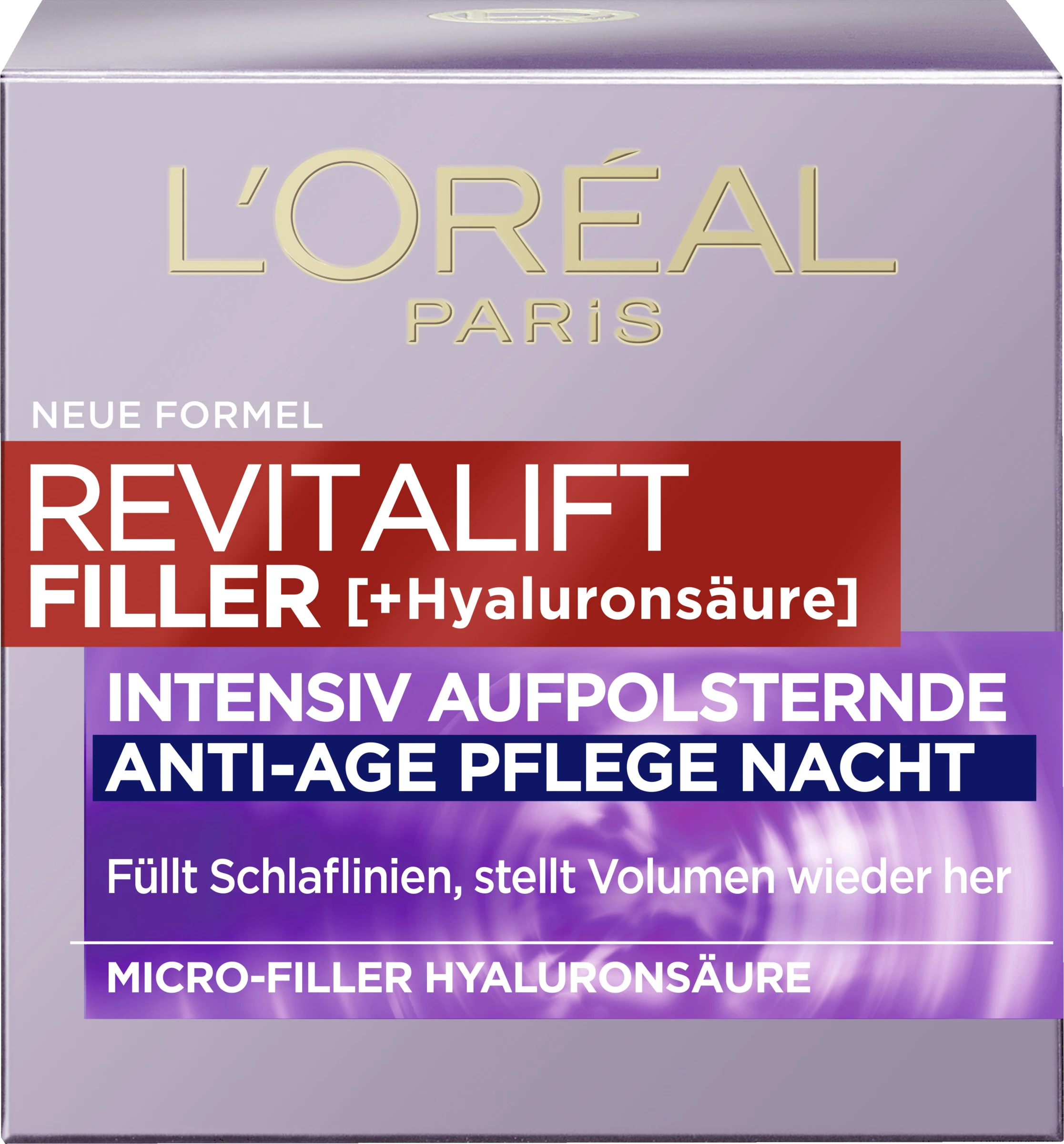L’Oréal Paris Revitalift Filler Intensiv Aufpolsternde Anti-Age Pflege Nacht