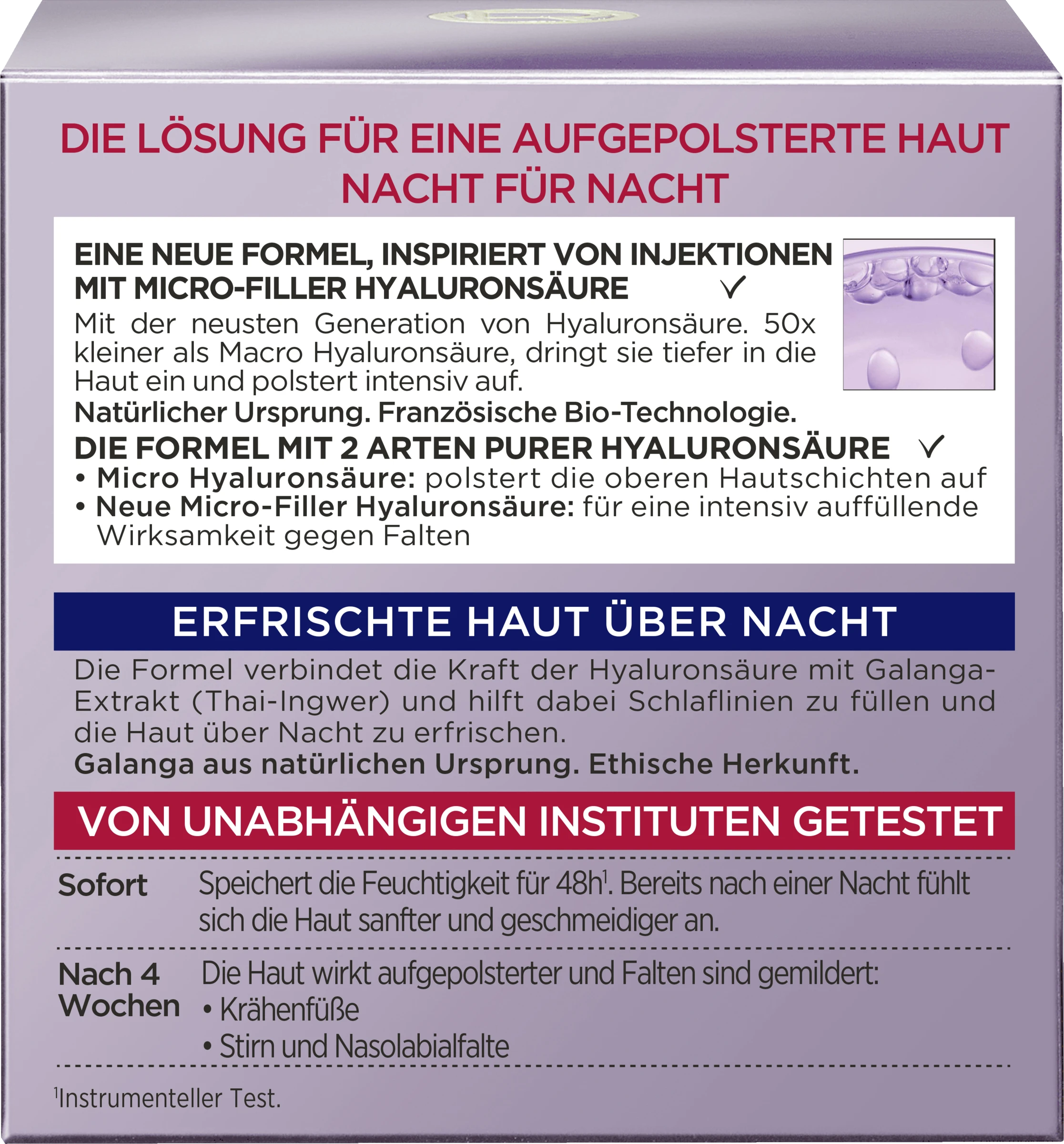 L’Oréal Paris Revitalift Filler Intensiv Aufpolsternde Anti-Age Pflege Nacht - Image 4