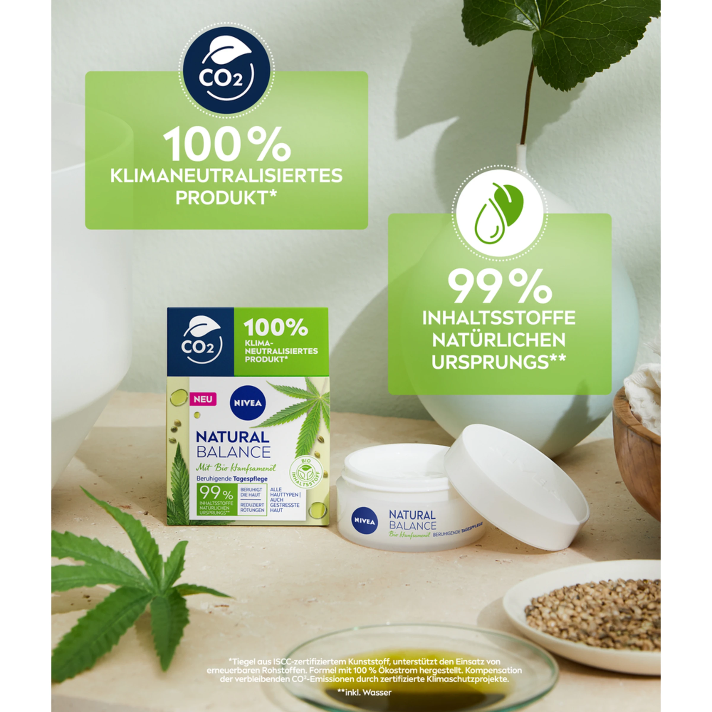 NIVEA Natural Balance Beruhigende Tagespflege - Image 3