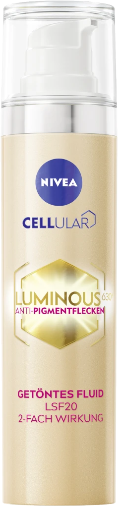 NIVEA Cellular Luminous 630 Anti Pigmentflecken Getöntes Fluid LSF 20 - Image 3