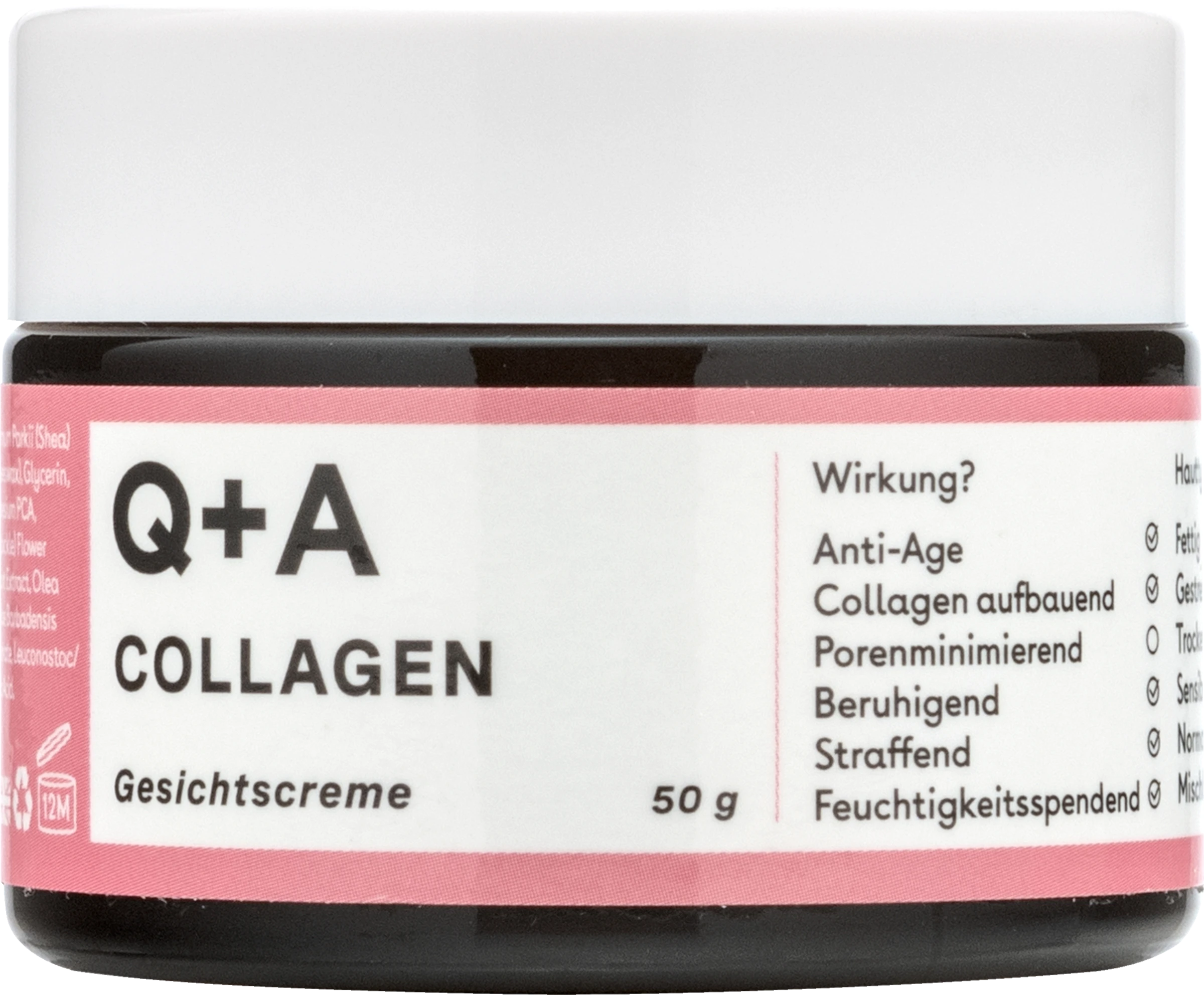 Q+A Collagen Tag & Nacht Gesichtscreme - Image 4