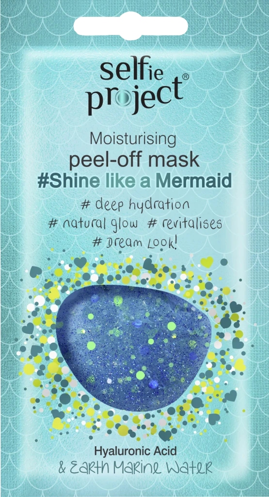 Selfie Project Feuchtigkeitsspendende Peel-Off Maske #Shine Like A Mermaid