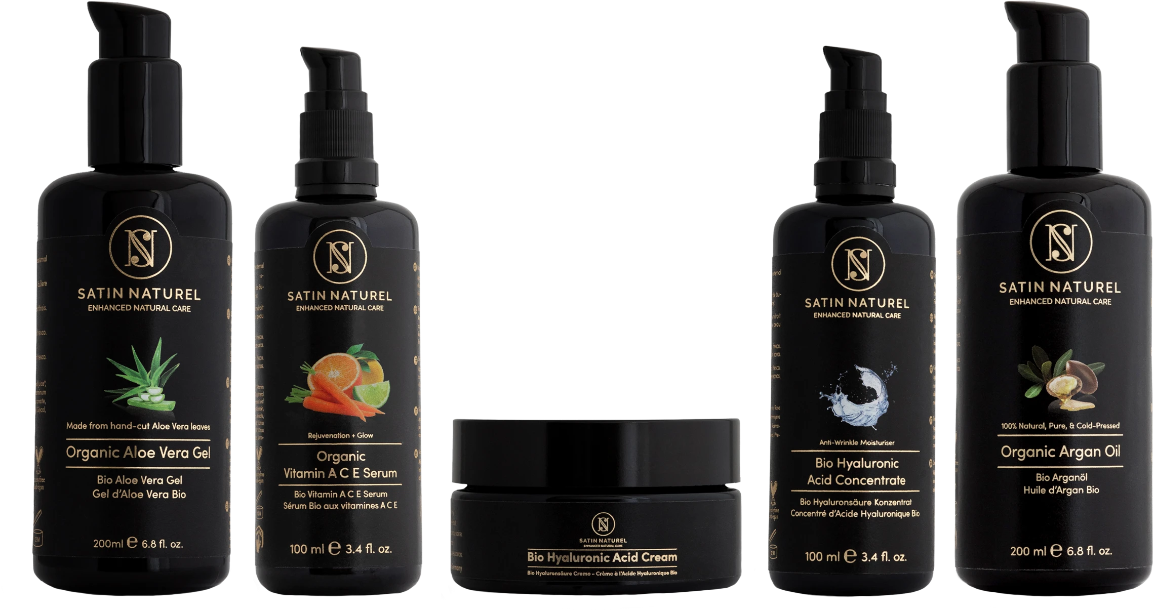 Satin Naturel Luxuriöses Bio Anti-Aging Geschenkset - Image 2