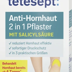 Tetesept Anti-Hornhaut 2in1 Pflaster Mit Salicylsäure
