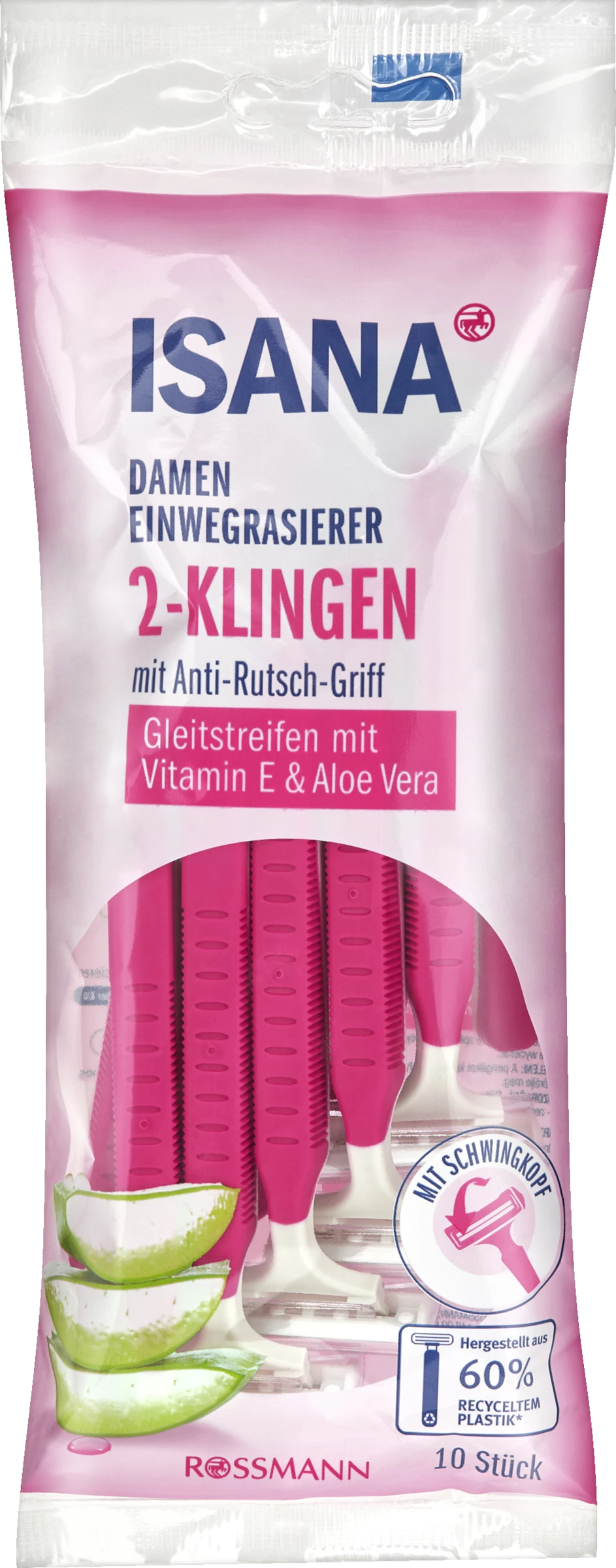 ISANA Damen Einwegrasierer 2-Klingen