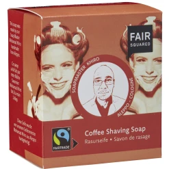 FAIR SQUARED Rasurseife Coffee