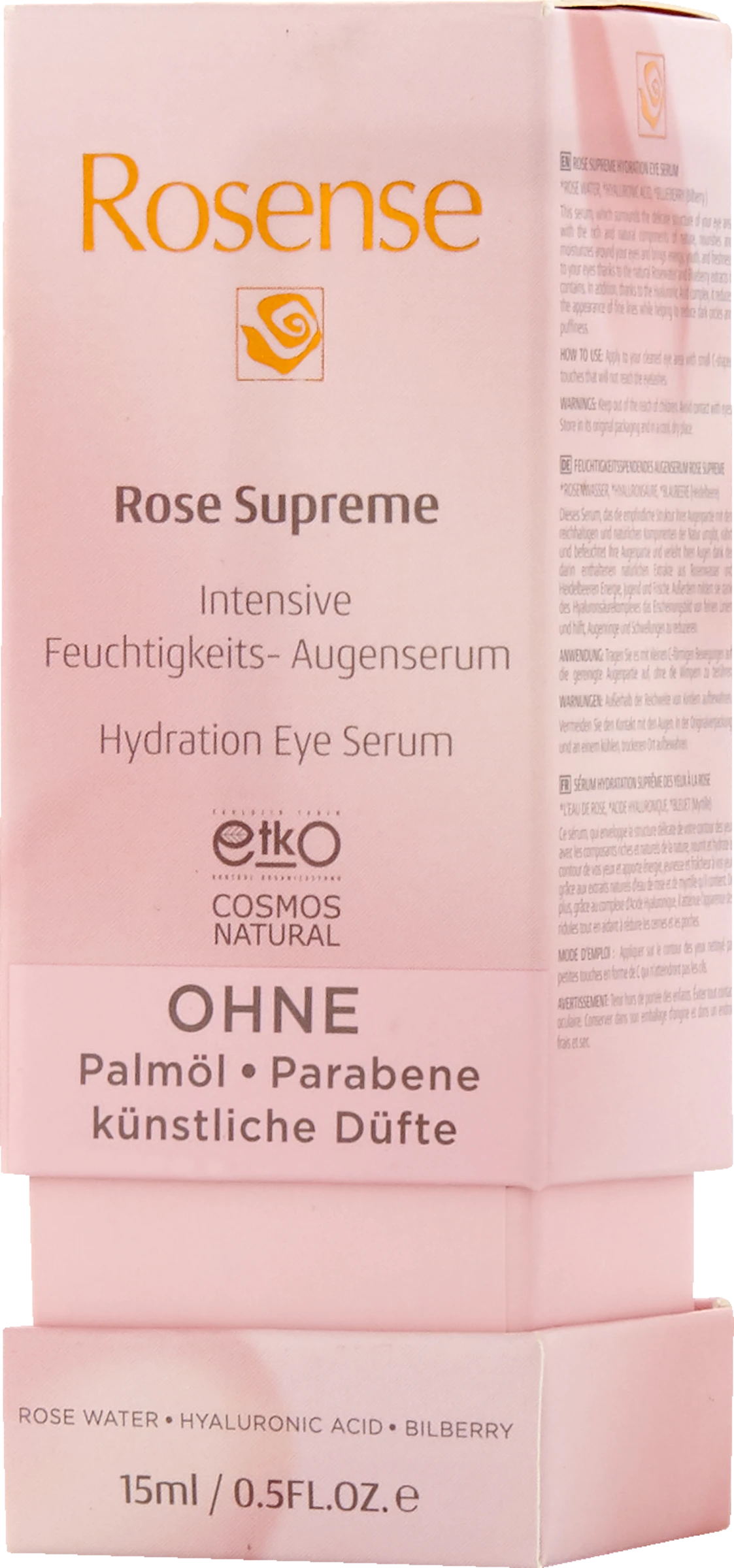 Rosense Rose Supcreme Intensive Feuchtigkeits-Augenserum