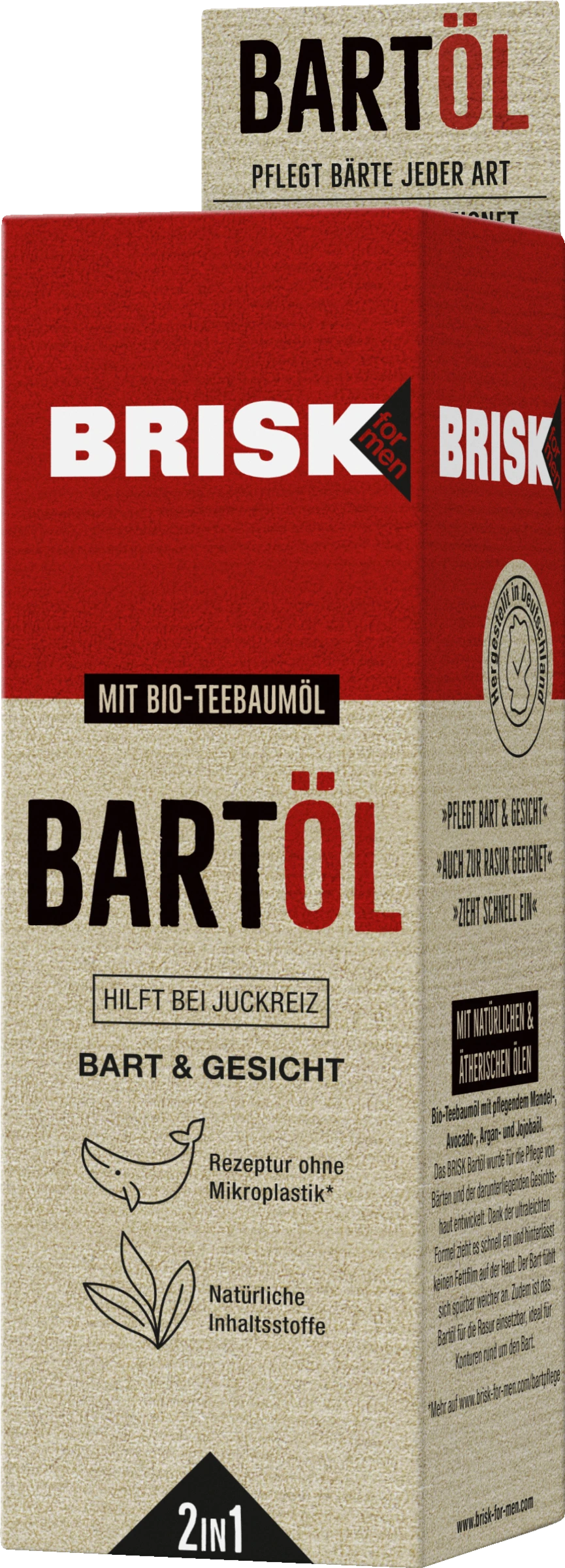 Brisk For Men Bartöl 2in1