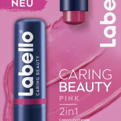 LABELLO Lippenpflegestift Caring Beauty Pink