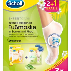 Scholl ExpertCare Intensiv Pflegende Fußmaske 3er Set Limited Edition