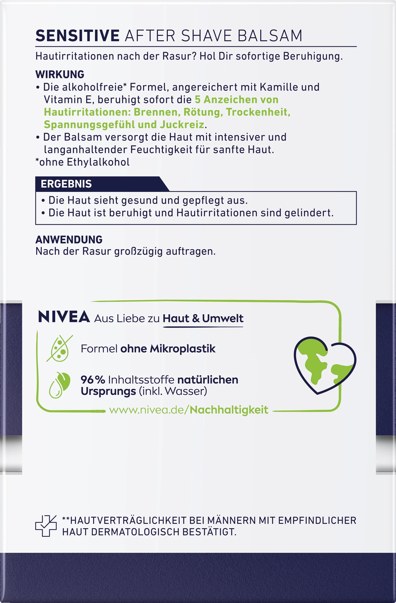 NIVEA MEN After Shave Balsam Sensitive - Image 2