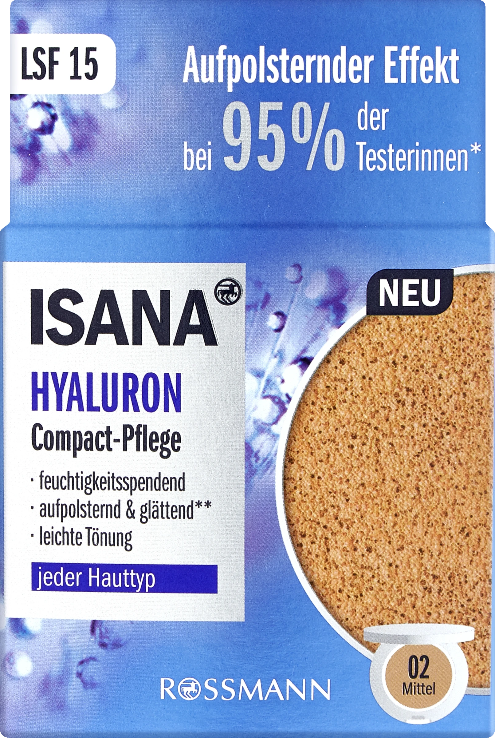 ISANA Hyaluron Compact Pflege, Mittel - Image 3