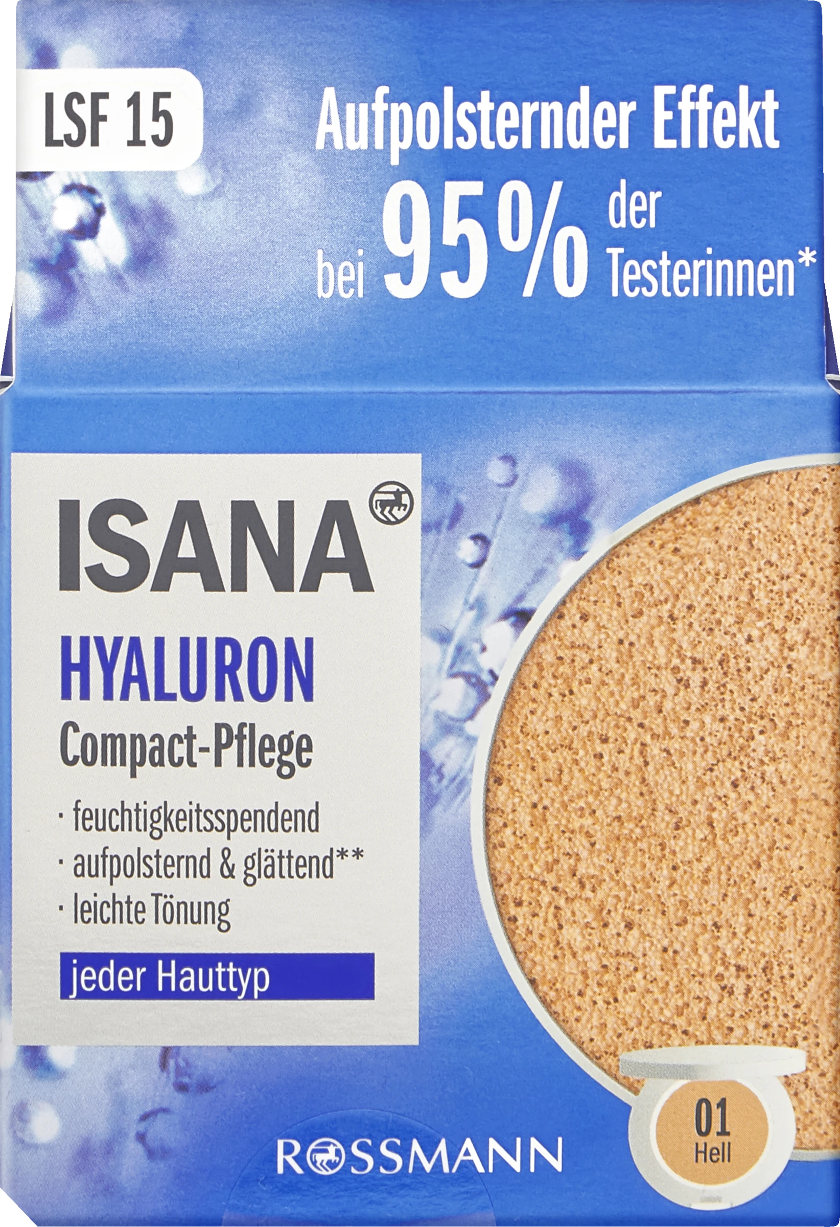 ISANA Hyaluron Compact-Pflege 01 Hell