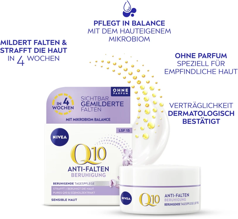 NIVEA Q10 Power Anti-Falten + Beruhigung Tagespflege Sensitive - Image 5